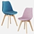 Frankfurt Velvet Chair: Elegant and Comfortable 3D model small image 4
