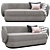 Dazzle in Dyor: Smania Sofa 3D model small image 1