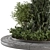 Outdoor Garden Set 360: Bush & Tree 3D model small image 3
