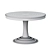 Aniston Black 45" Round Dining Table 3D model small image 2