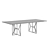 Hayes 94" Rectangular Dining Table - Elegant and Functional 3D model small image 2