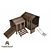 Balkwood Interactive Playset 3D model small image 1