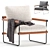 Modern Ross Chair Set: Stylish West Elm Design 3D model small image 1