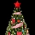 Festive Green Christmas Tree 3D model small image 3