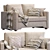 Elegant Bekkseda Sofa: The Perfect Addition to your Home 3D model small image 3