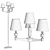 MW-LIGHT Delreu Floor Lamp 3D model small image 2