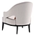 Luxury PERULA Armchair: Elegant and Comfortable 3D model small image 3