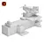 Suprematist Architecton Sculpture 3D model small image 6