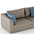 Modern Corner Sofa - GREER 3D model small image 2