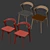 BOK Oak Dining Chair: Contemporary Seating 3D model small image 5