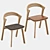 BOK Oak Dining Chair: Contemporary Seating 3D model small image 9