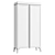 Elegant Glass Front Wardrobe with Drawers 3D model small image 2