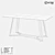 LoftDesigne 61029 Metal & Glass Table 3D model small image 2