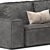 Gamma Sacai: Elegant Designer Sofa 3D model small image 5