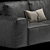 Gamma Sacai: Elegant Designer Sofa 3D model small image 10