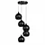 Lyric Cluster Pendant Light - Modern Moment's 5-Flame Lighting 3D model small image 2