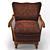 Cozy Wicker Armchair 3D model small image 3