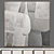 Abstract Plaster Photo Frames: Set of 2 3D model small image 7