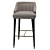 Elegant Cordoba Bar Stool 3D model small image 3