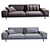 Contemporary Naviglio Sofa: Ultimate Comfort & Style 3D model small image 4