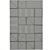 Renzo Grigio 3D Matte Porcelain Tile - Sleek and Modern Flooring Solution 3D model small image 2