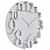Tomas Stern 4022 Wall Clock: Elegant and Minimalistic 3D model small image 5