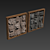 Title: Hieroglyphic Cube Panel - Elegant Decorative Accent 3D model small image 6