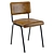 Chaplin Retro Dining Chair 3D model small image 1