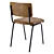 Chaplin Retro Dining Chair 3D model small image 2