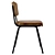 Chaplin Retro Dining Chair 3D model small image 3