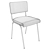 Chaplin Retro Dining Chair 3D model small image 5