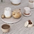 Modern Tableware Set 3D model small image 3