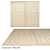 DOVLET HOUSE Carpet Pair: 16199 - Wool & Art Silk 3D model small image 1
