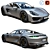 Luxury Porsche 960 Turismo: 2021 Power & Elegance 3D model small image 7