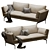 Elegant Comfort: Vitra Suita 3D model small image 2