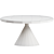 Modern Noir Cone Metal Dining Table 3D model small image 2