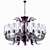 Luxury Leonardo Chandelier: 20-Light Contemporary Design 3D model small image 1