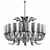 Luxury Leonardo Chandelier: 20-Light Contemporary Design 3D model small image 4