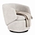 Modern Swivel Chair: Crescent Comfort 3D model small image 1