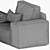 Sleek Designer Sofa for Modern Interiors 3D model small image 7
