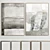 Elegant Dual-Frame Plaster Art 3D model small image 1