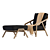 Minimalist KATAKANA Armchair 3D Model 3D model small image 9