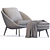 Minotti Lido Chair: Contemporary Elegance 3D model small image 4