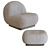 Elegant Pacha Lounge Chair 3D model small image 2