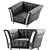 Adora Diamante - Elegant Modern Furniture 3D model small image 2