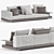 Connery: Minimalistic Elegance Sofa 3D model small image 3