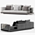 Connery: Minimalistic Elegance Sofa 3D model small image 5