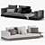 Connery: Minimalistic Elegance Sofa 3D model small image 6