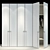 Modern LEMA CEA Hinged Door Wardrobe 3D model small image 2