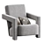 Modern Utrecht Armchair: Comfort and Style 3D model small image 2